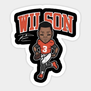 Russell Wilson Denver Toon Sticker